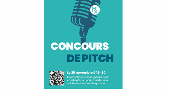 Photo principale de l'article “Pitch ta boîte”, le 25 novembre au MIX Coworking à Tassin la Demi-Lune !